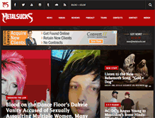 Tablet Screenshot of metalsucks.net